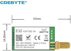 LoRa SX1278 SX1276 TXCO 433MHz 1W RF Module